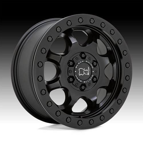 Black Rhino Venture Beadlock Matte Black Custom Truck Wheels 1